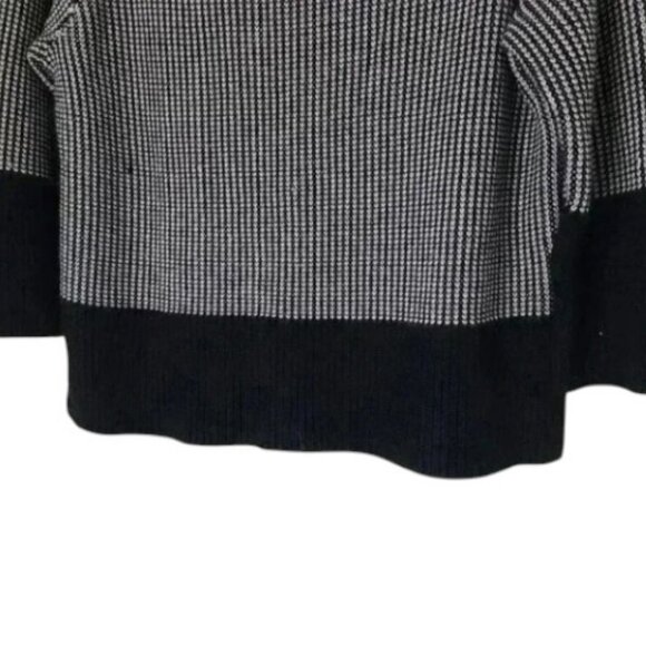 Banana Republic black/grey boxy sweater size M - Picture 3 of 9